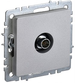 IEK Brite Base алюминий розетка TV оконечная BR-A10-O-K47 - фото 73133