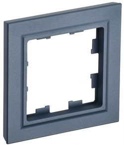 IEK Brite Base маренго рамка 1 место BR-M12-K35 - фото 73197