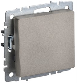 IEK Brite Base шампань выключатель 1-клавишный 10А BR-V10-0-10-K37 - фото 73415