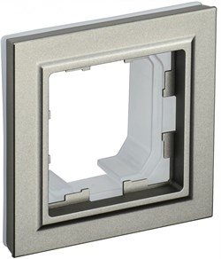 IEK Brite Base шампань рамка 1 место IP44 BR-M12-44-K37 - фото 73421
