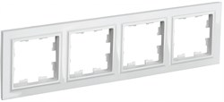 IEK Brite Base белый рамка 4 места BR-M42-K01 - фото 73502