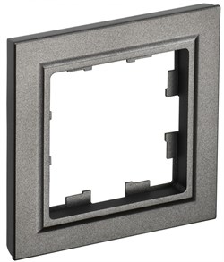 IEK Brite Base тёмная бронза рамка 1 место BR-M12-K45 - фото 73555