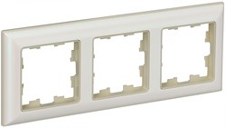 IEK Brite Decor жемчуг 3D-форма рамка 3-местная BR-M32-12-1-K10 - фото 73770