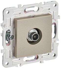 IEK SKANDY Шампань Розетка TV оконечная SK-A12Sh SK-A10-O-K37 - фото 73903