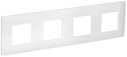 IEK SKANDY Арктический белый Рамка 4-ая SK-F04W SK-M42-K01 - фото 73910