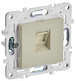 IEK SKANDY Бежевый Розетка компьютерная RJ45 кат.6 SK-K02B SK-K10-2-K10 - фото 74217