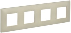 IEK SKANDY Бежевый Рамка 4-ая SK-F01B SK-M42-K10 - фото 74409