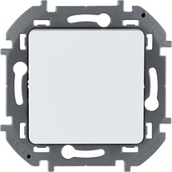 Legrand Inspiria белый переключатель одноклавишный 10 AX - 250 В 673650 - фото 74665