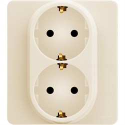 Legrand Inspiria слоновая кость розетка 2 x 2К+З - немецкий стандарт - 16 А - 250 В 673751 - фото 74700