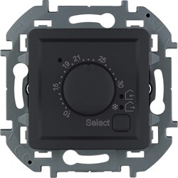 Legrand Inspiria антрацит термостат с внешним датчиком для тёплых полов 673813 - фото 74714