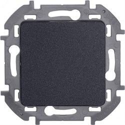 Выключатель 1-кл. Inspiria 10А IP20 250В 10AX механизм антрацит Leg 673603 pe554678 - фото 74853