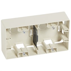 Legrand Etika слоновая кость коробка накладкая монтаж 2-ая 672540 - фото 74984