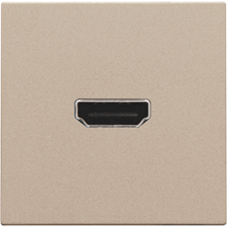 Niko Шампань Розетка HDMI/HDMI 157-69417 - фото 75572