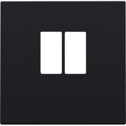 Niko Накладка аудиорозетки, клеммы до 4мм2, черный 161-69801 - фото 75584