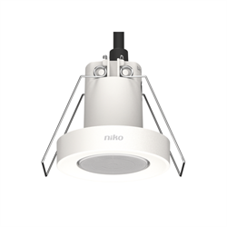 Niko Белый Мини-датчик присутствия KNX® 360°, 7м, IP54, 5-канальный, встраиваемый 350-34001 - фото 75617