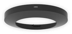 Niko Черный Декоративное кольцо для датчика, встраиваемый монтаж 353-991992 - фото 75760
