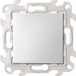 Simon 24 Алюминий Однополюсный выключатель 10AX 250В~ 2450101-033 - фото 75933