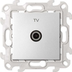 Simon 24 Алюминий Розетка TV оконечная 2450476-033 - фото 75967