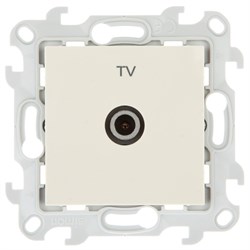 Simon 24 Слоновая кость Розетка TV оконечная 2450476-031 - фото 76072