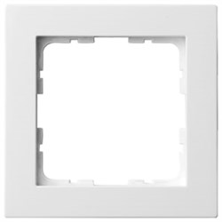 Jasmart G-Classic Белый глянцевый Рамка 1-ая G1001W - фото 76742
