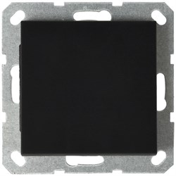 Jasmart G Черный матовый Выключатель 1-кл 10A 250V~ G3011PB - фото 76856
