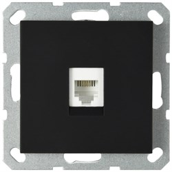 Jasmart G Черный матовый Розетка RJ11 G6101PB - фото 76884