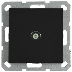 Jasmart G Черный матовый Розетка TV оконечная G6001PB - фото 76897