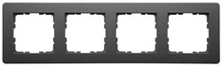 Jasmart G-Flex Черный матовый Рамка 4-я G1104PB - фото 76915