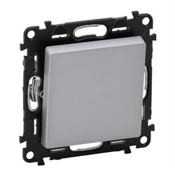 Legrand Valena Life алюминий выключатель 1-клавишный 10А 250В 752601 - фото 77123