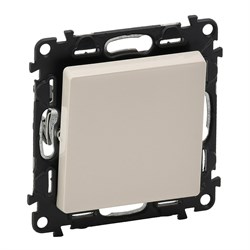 Legrand Valena Life слоновая кость выключатель 1-клавишный 10А 250В 752501 - фото 77156