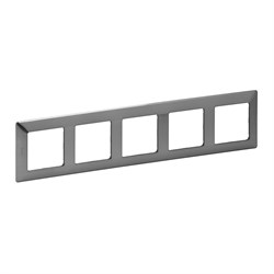 Legrand Valena Life сталь рамка 5-ая 754155 - фото 77213