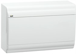 IEK PRIME Корпус пластиковый навесной ЩРН-П-12 белый/белая дверь IP41 MKP82-N-12-WD-41-10 - фото 77296
