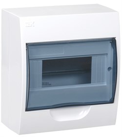 IEK KREPTA 3 Корпус пластиковый ЩРН-П-8 IP41  белый откр.монтаж MKP12-N-08-40-20 - фото 77316