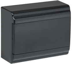 IEK PRIME Корпус пластиковый навесной ЩРН-П-9 черный IP41 MKP13-N-01-09-41-K02 - фото 77319