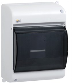IEK KREPTA 3 Корпус пластиковый КМПн 2/4 IP30 белый откр.монтаж MKP42-N-04-30-12 - фото 77336