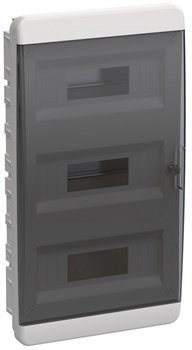 IEK TEKFOR Корпус пласт. ЩРВ-П-36 IP41 черн. прозр. дверь TF5-KP12-V-36-41-K01-K03 - фото 77341
