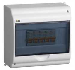 IEK KREPTA 3 Корпус пластиковый КМПн 2/9-2 IP31 белый откр.монтаж MKP42-N-09-31-02 - фото 77351