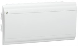 IEK PRIME Корпус пластиковый встраиваемый ЩРВ-П-18 белый/белая дверь IP41 MKP82-V-18-WD-41-10 - фото 77381
