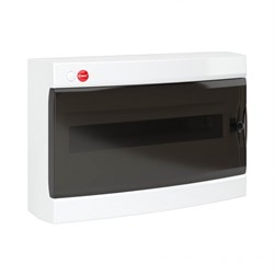 DKC Щиток настенный с дверцей 18 мод.,IP41, белый, с клеммным блоком 63А RB18W4TWD - фото 77534