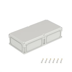 DKC Корпус RAM box без МП 600х300х146 мм, с фланцами, непрозрачная крышка высотой 21 мм, IP67 563210 - фото 77543