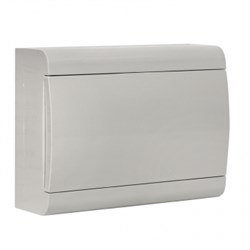 EKF PROxima Щит распределительный ЩРН-П-12 "SlimBox" белая дверца IP41 sb-n-12w - фото 77726