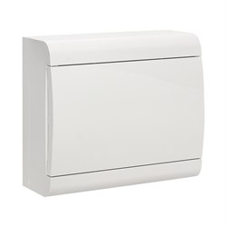 EKF PROxima Щит распределительный ЩРН-П-10 "SlimBox" белая дверца IP41 sb-n-10w - фото 77730