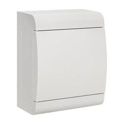 EKF PROxima Щит распределительный ЩРН-П-6 "SlimBox" белая дверца IP41 sb-n-6w - фото 77744