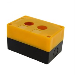 EKF PROxima Корпус КП102 пластиковый 2 кнопки желтый cpb-102-o - фото 77753