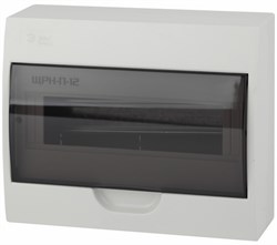 ЭРА Бокс пластиковый навесной ЩРН-П-12 Simple Б0041525 - фото 77917