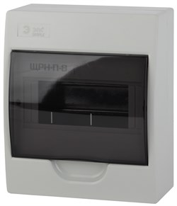 ЭРА Пластиковый бокс навесной BOXS08_E ЩРН-П-08 SIMPLE без шин Б0047721 - фото 77959