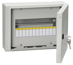 IEK TITAN 3 Корпус металлический ЩРн-12 (240х330х120мм) IP54 MKM11-N-12-54-Z - фото 78051