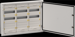 TITAN 5 Корпус мет. ЩРв-108 (3х36) 630х885х130 IP31 сер IEK TI5-50-V-3X036-31-7035 - фото 78174