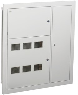 IEK LIGHT LIGHT Корпус металлический ЩЭ-6-Э 36 УХЛ3 IP31 MKM42-06-31-E-L - фото 78212