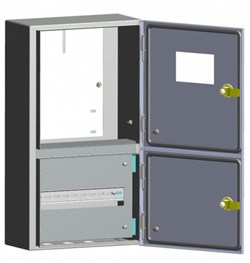 EKF PROxima Щит учетный ЩУРн-3/12 два отсека (БУР) (540х300х160) IP54 mb54-3i - фото 78539